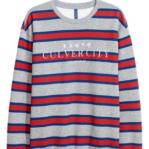 Culver City Red,blue and grey sweatshirt